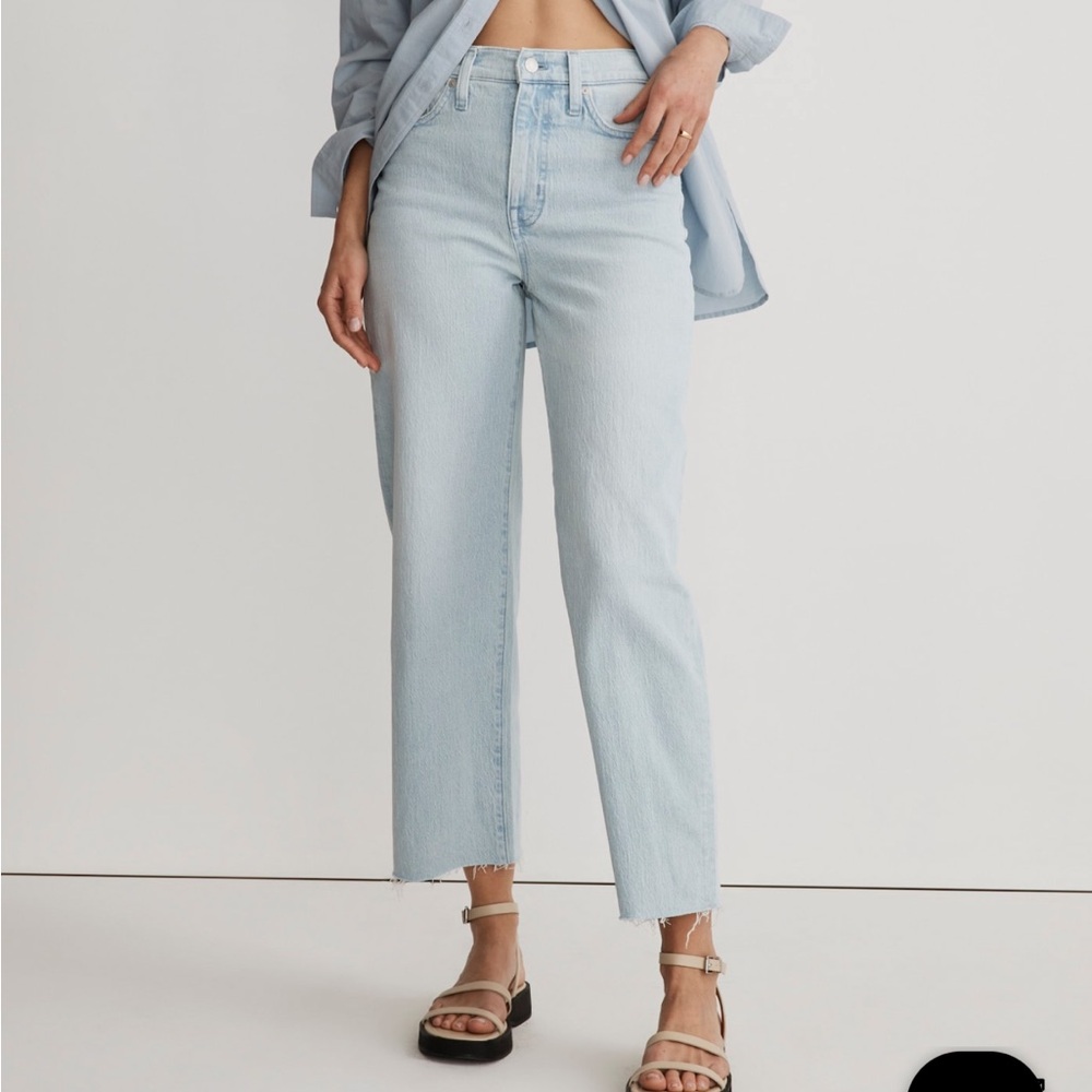 Madewell The Perfect Vintage Wide-Leg Crop Jeans